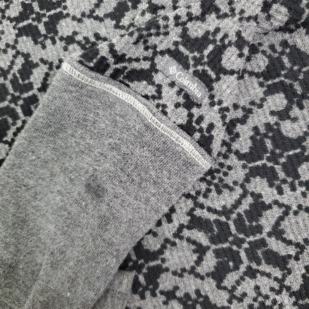 Columbia Omni Wick Gray Black T Shirt Womens Large Long Sleeve Regular Fit - Picture 7 of 7